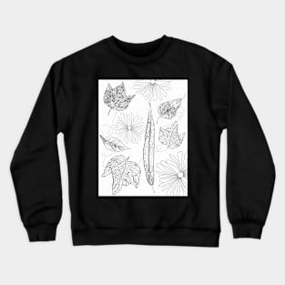 plant pattern dots Crewneck Sweatshirt